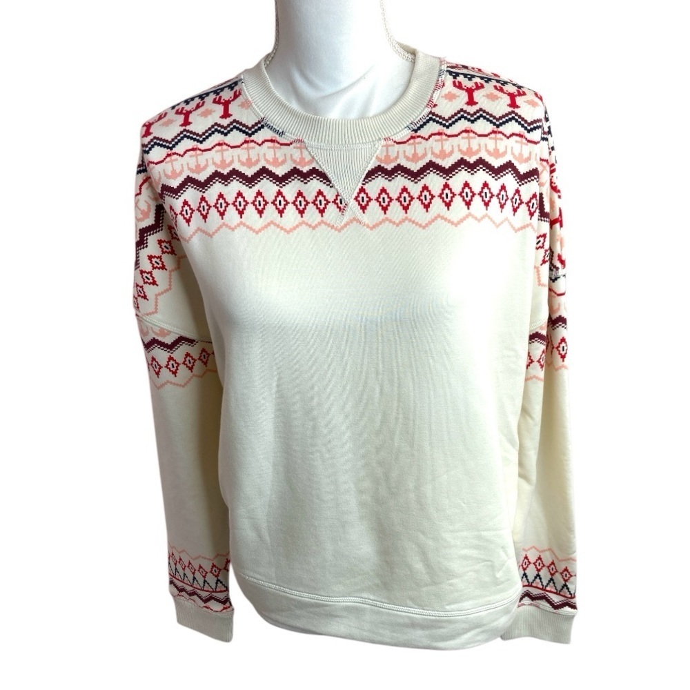 Vineyard Vines Dreamcloth Fairisle Nautical Crewneck